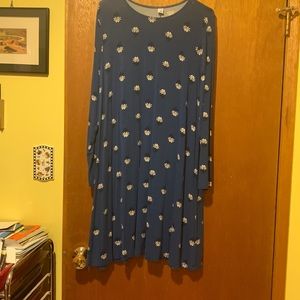 Old Navy Maxi Long Sleeve Dress